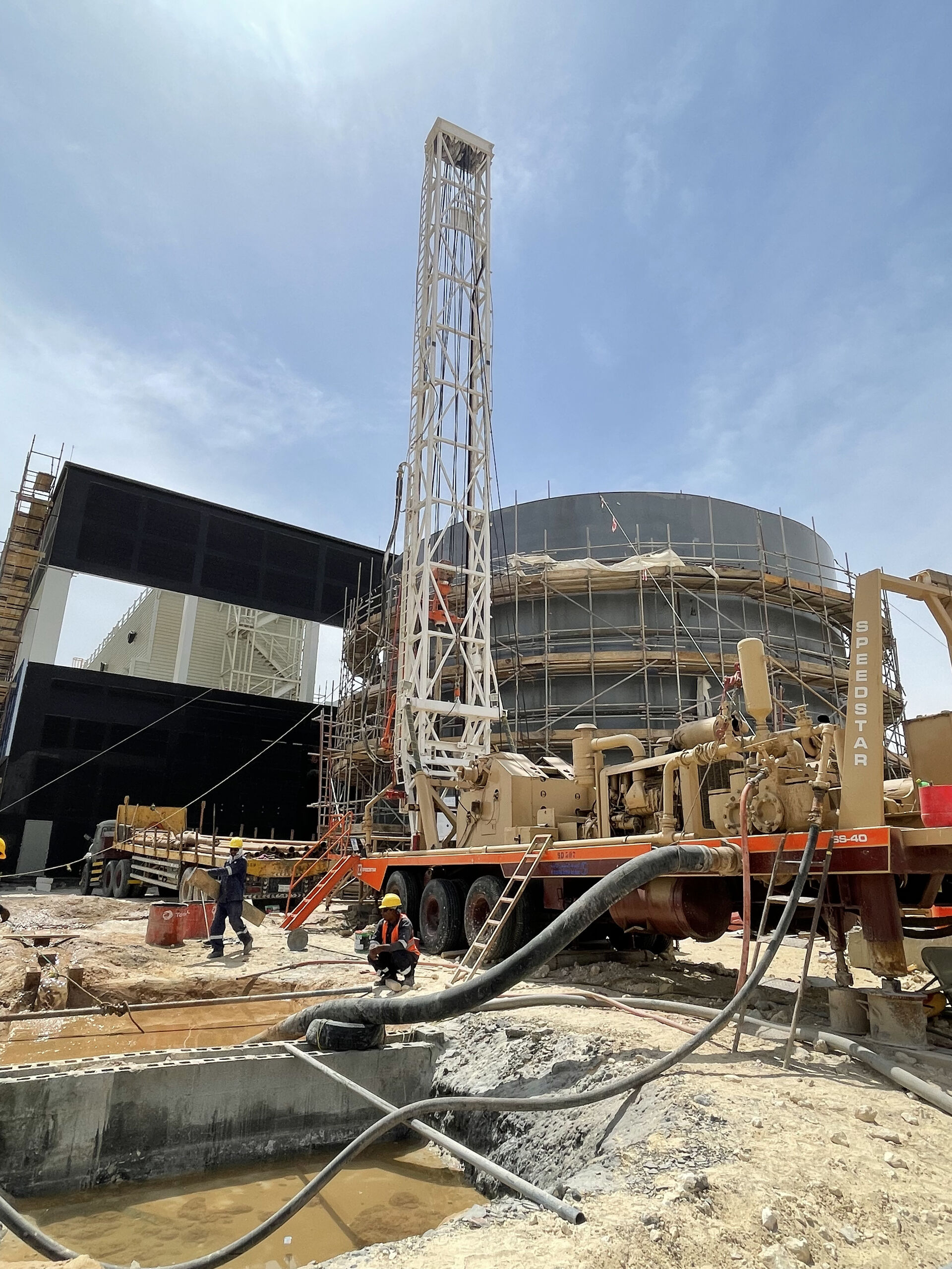 Deep water well drilling for KFUPM DCP, Dhahran