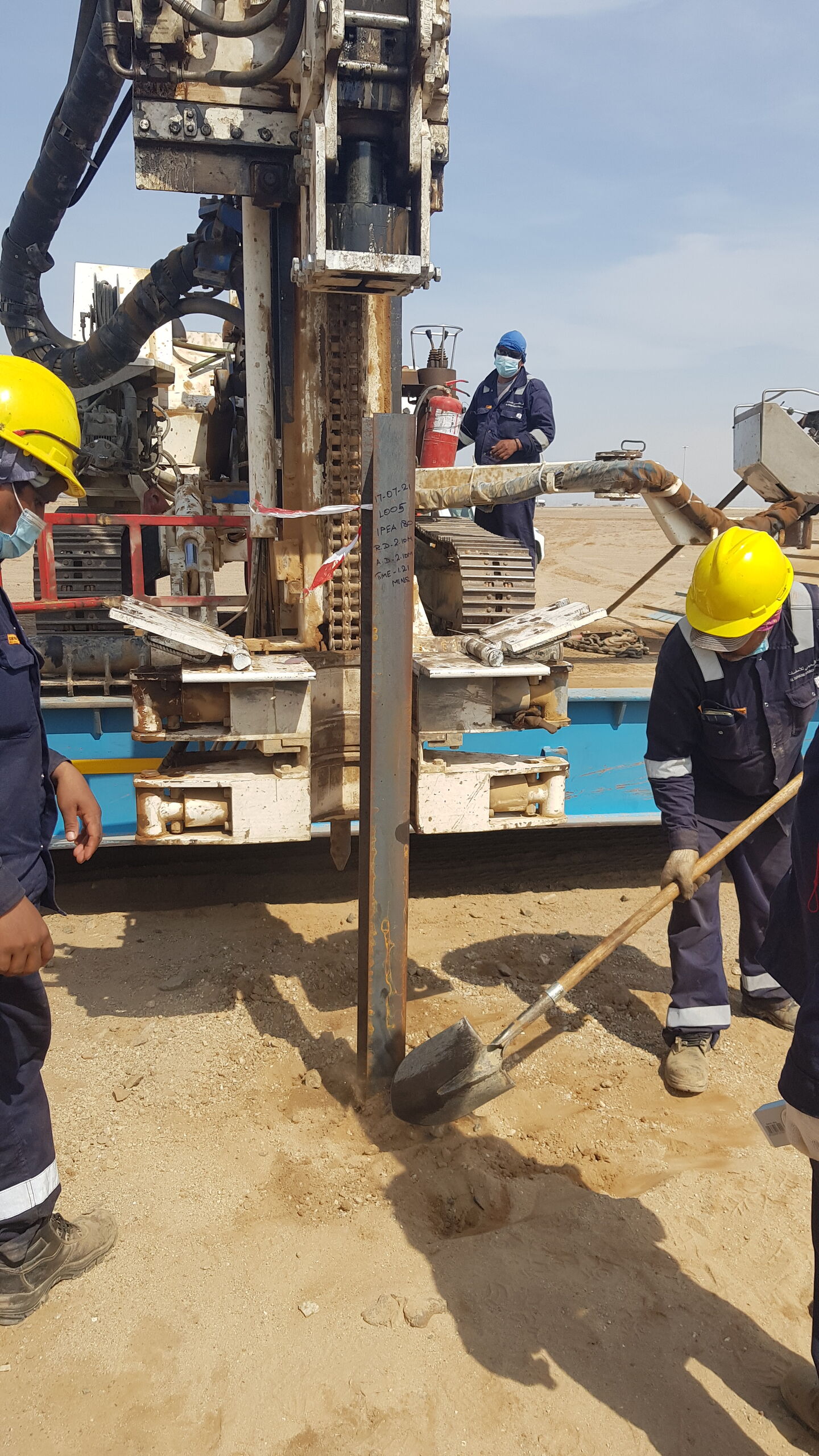 Drilling works for COA–WOA ±500 kV interconnection link