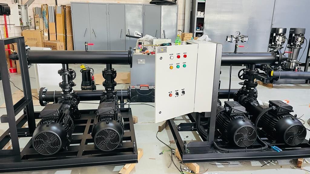 Industrial support pump skids